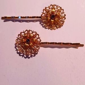 New Floral Vintage look hairpins